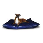 0788995654612 - SUPER VALUE DOG BED FABRIC RED SIZE LARGE 35 X 46