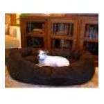 0078899567201 - X BAGEL DOG BED IN FAUX SUEDE 1 EA