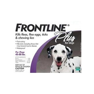 0788995790167 - PLUS FLEA & TICK MEDICATION FOR DOGS SUPPLY SIZE: 3 MONTH SUPPLY, PET WEIGHT: 45 TO 88 LBS
