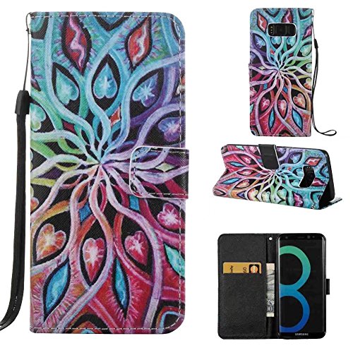 7890196251293 - FOR SAMSUNG GALAXY S8/S8PLUS MAGNETIC FLIP WALLET CARD HOLDER STAND CASE COVER