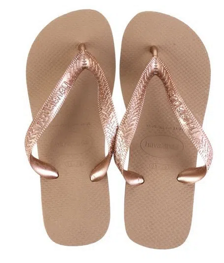 7890541641861 - CHINELO ROSE GOLD TOP HAVAIANAS N° 37/38