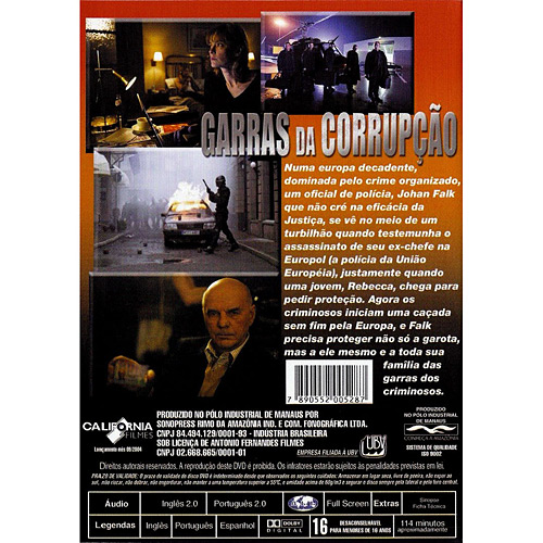 7890552005287 - DVD GARRAS DA CORRUPÇÃO
