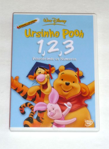 7890552014777 - URSINHO POOH 1, 2, 3 DESCOBRINDO OS NUMEROS : WALT DISNEY : IMPRESSO NO BRASIL : PORTUGESE BRAZIL REGION 4 DVD