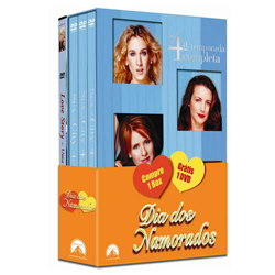 7890552039244 - DVD SEX AND THE CITY 4 (3 DVDS) + LOVE STORY - UMA HISTÓRIA DE AMOR