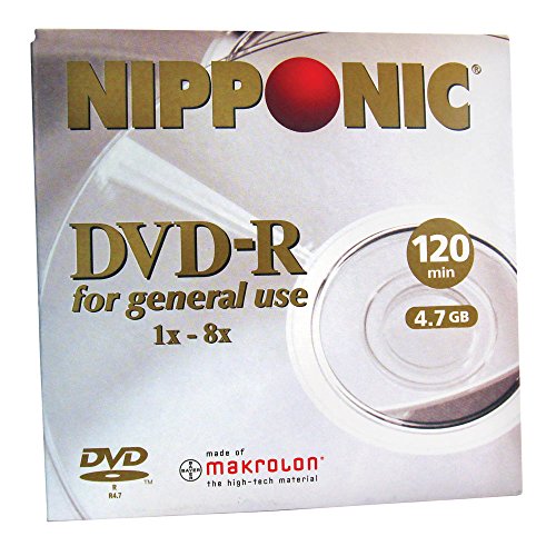 7890552052519 - DVD-R NIPPONIC 8X 4.B ENVELOPE 1X1UNIDADE