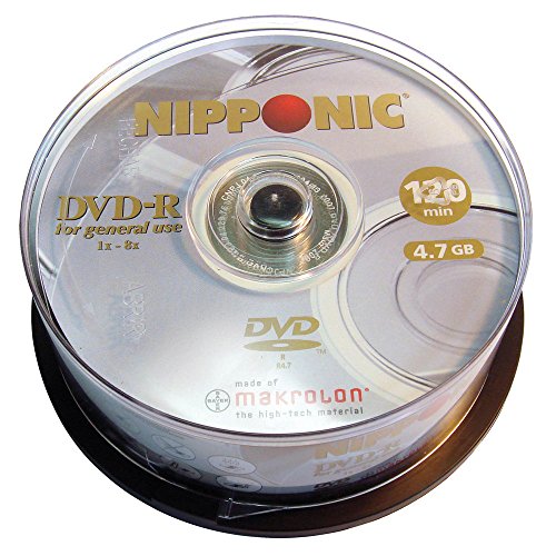 7890552052533 - DVD-R NIPPONIC 4,7GB (PINO) 25X1