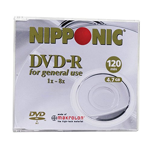 7890552080727 - DVD-R NIPPONIC 4,7GB UNIDADE