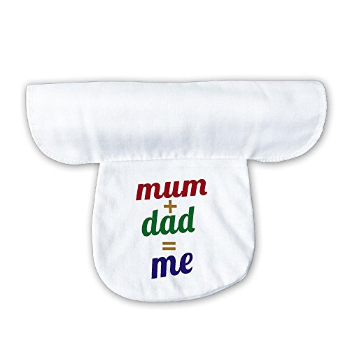 7890572535504 - LYNIE INFANT BABY MUM + DAD = ME SWEAT ABSORBENT TOWEL WHITE