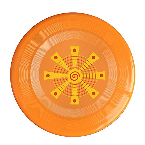 7890572571298 - RED YELLOW CIRCLE AND INVERTED TRIANGLE ORANGE FLYING DISC