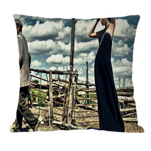 7890746717941 - BHKESMITH COTTON LINEN SQUARE DECORATIVE THROW PILLOW CASE CUSHION COVER 20X20 INCH A1854
