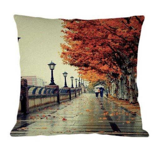 7890746718535 - BHKESMITH COTTON LINEN SQUARE DECORATIVE THROW PILLOW CASE CUSHION COVER 20X20 INCH A1557