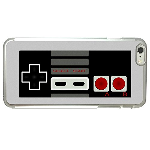 0789075505589 - IMAGE OF NINTENDO STYLE CLASSIC VIDEO GAME CONTROLLER APPLE IPHONE 6 PLUS / 6S PLUS CLEAR PHONE CASE