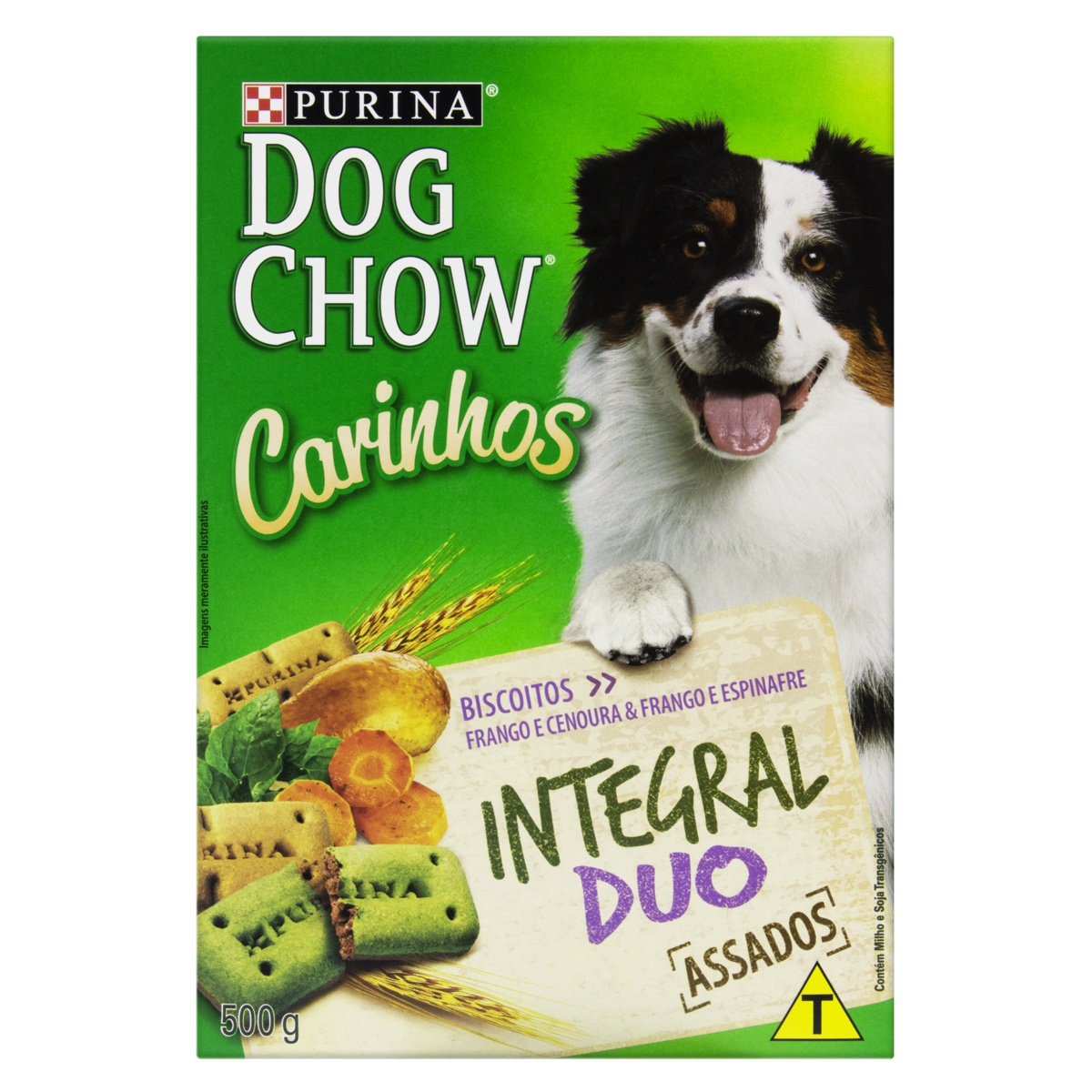 7891000246900 - BISC.DOG CHOW CANHS 500G INTEGRAL DUO MED./GDE