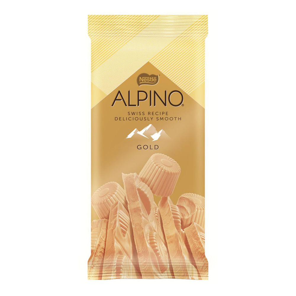 7891000306802 - CHOCOLATE BRANCO GOLD ALPINO PACOTE 85G