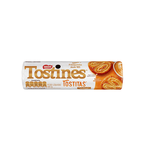 7891000369937 - BISCOITO TOSTINES TOSTITAS PACOTE 100G