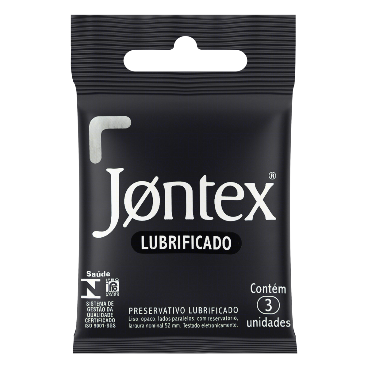 7891010020156 - PRESERVATIVO JONTEX LUB BOLSO