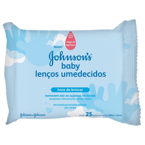 7891010964641 - LENÇO UMEDECIDO JOHNSON S BABY HORA DE BRINCAR