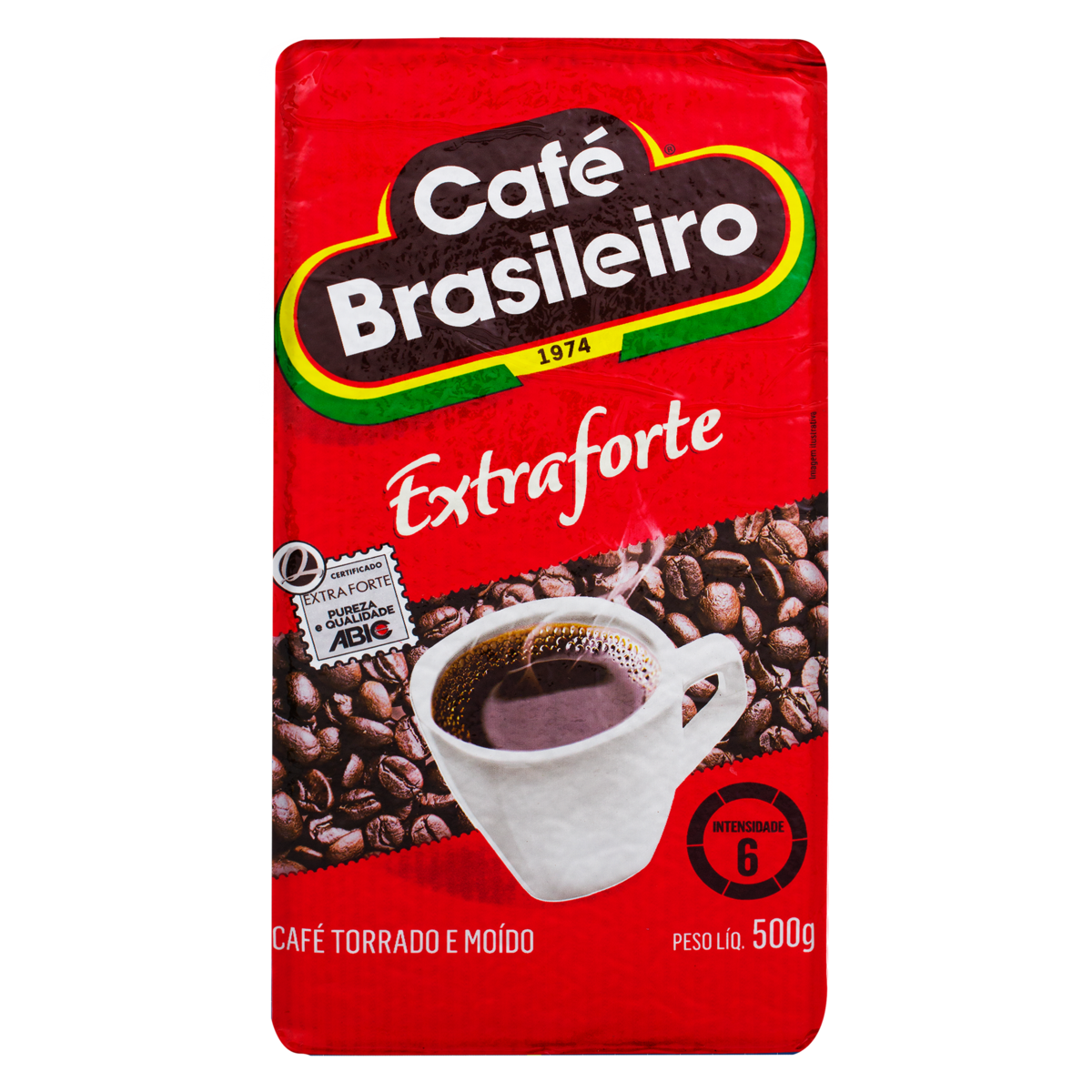7891018000105 - CAFÉ TORRADO E MOÍDO A VÁCUO EXTRAFORTE CAFÉ BRASILEIRO PACOTE 500G