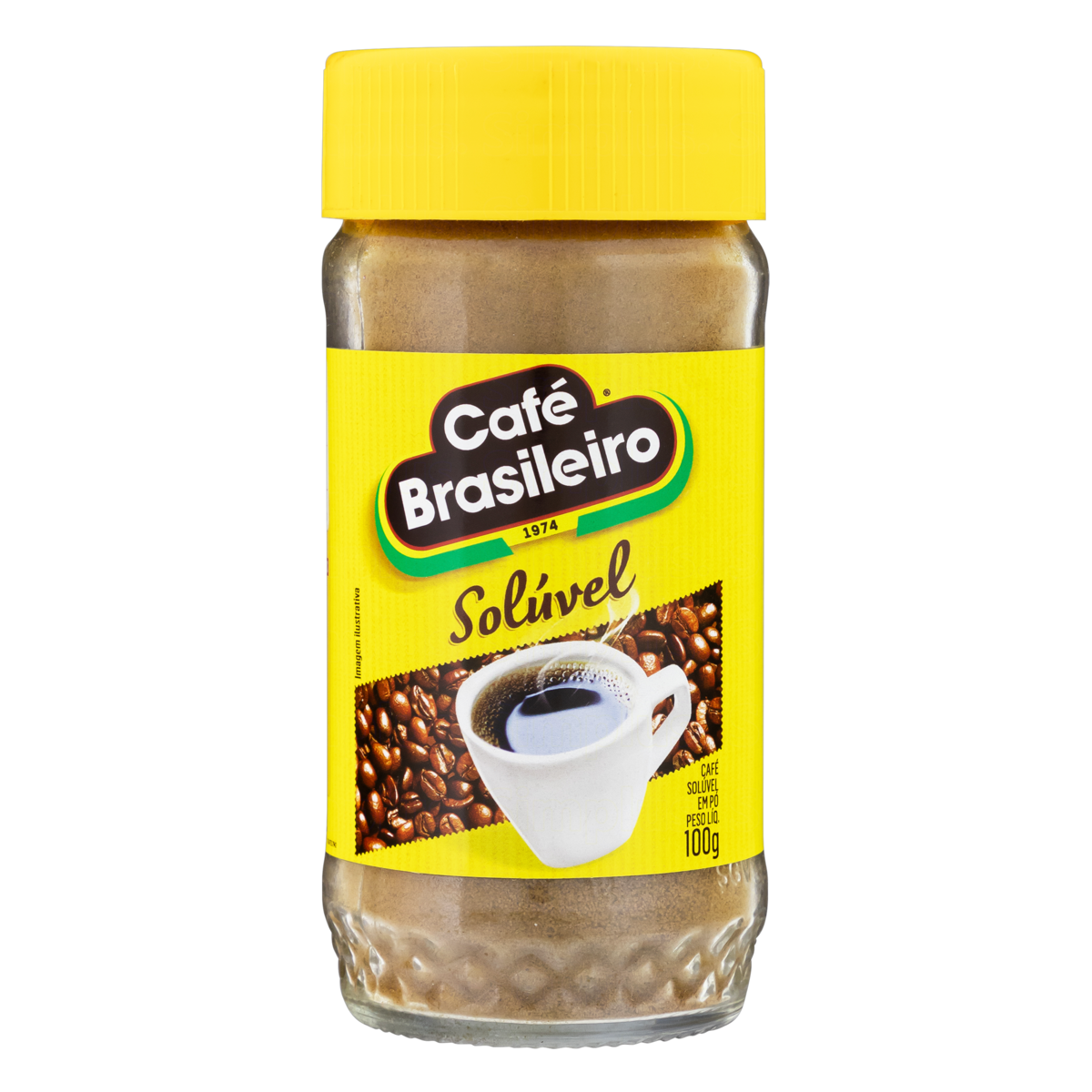 7891018000266 - CAFÉ SOLÚVEL EM PÓ CAFÉ BRASILEIRO VIDRO 100G