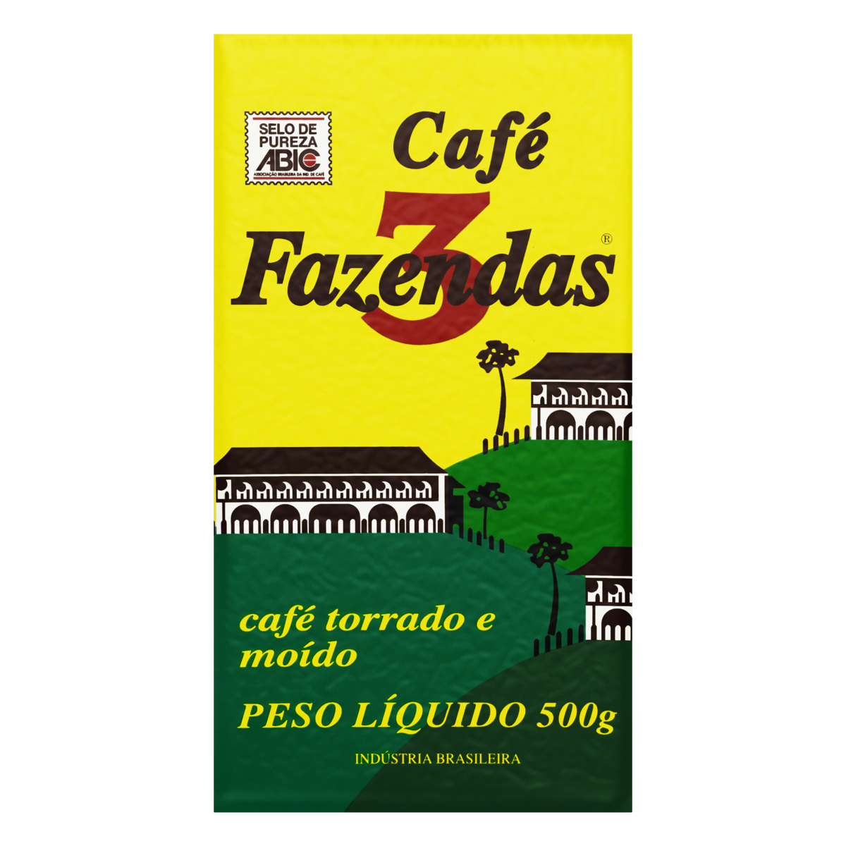 7891018000648 - CAFÉ TORRADO E MOÍDO A VÁCUO CAFÉ 3 FAZENDAS PACOTE 500G