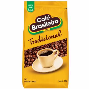 7891018427568 - CAFÉ TORRADO E MOÍDO TRADICIONAL CAFÉ BRASILEIRO PACOTE 500G
