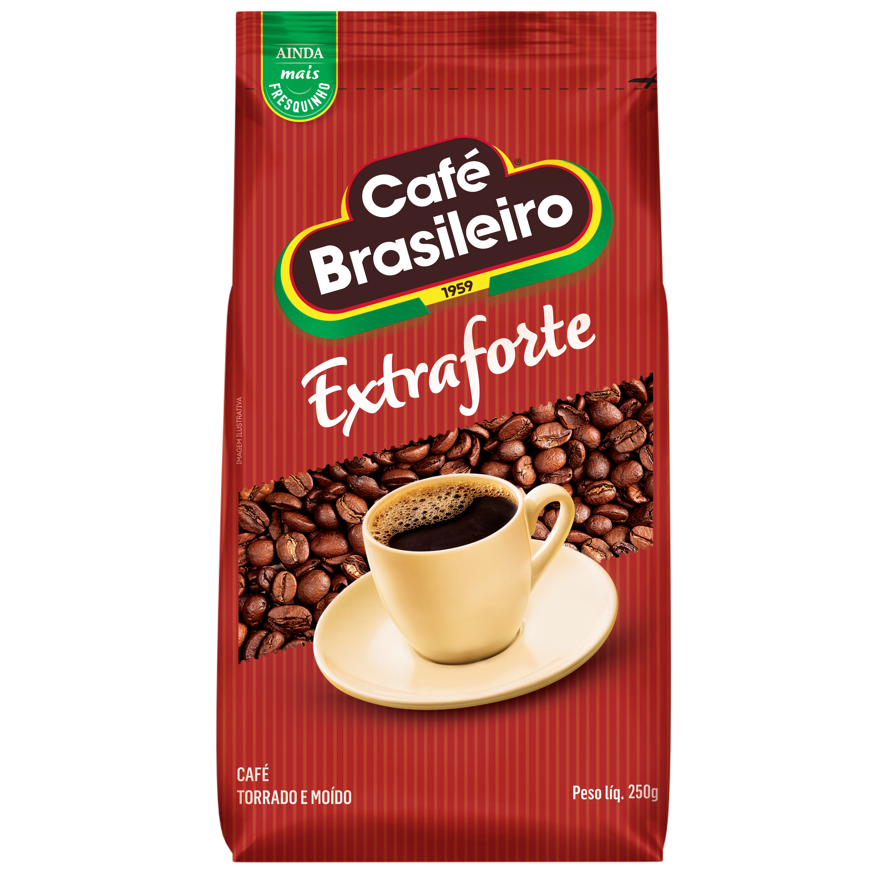 7891018427599 - CAFÉ TORRADO E MOÍDO EXTRAFORTE CAFÉ BRASILEIRO PACOTE 250G