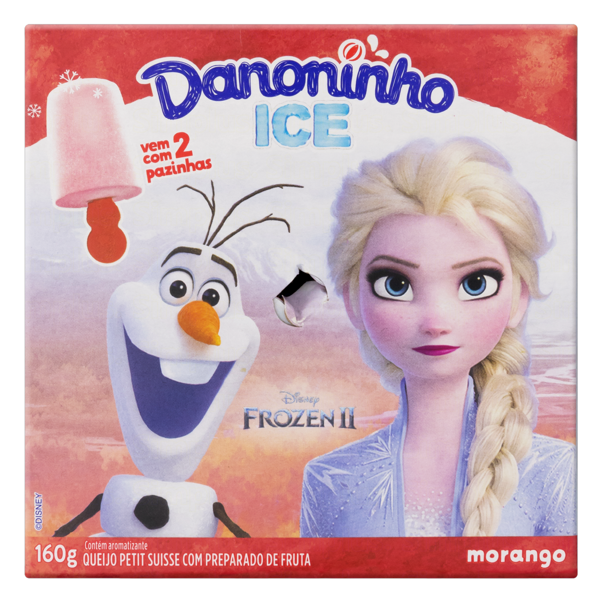 Danoninho de Morango Ice Petit Suisse