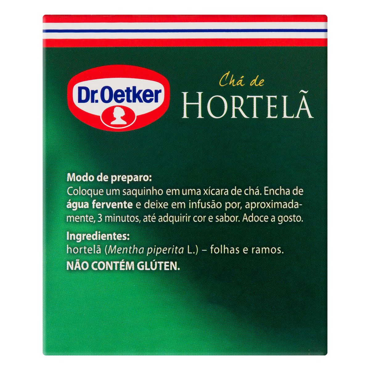 7891048036068 - CHÁ DE HORTELÃ COM 15 SACHÊS DR. OETKER 15G