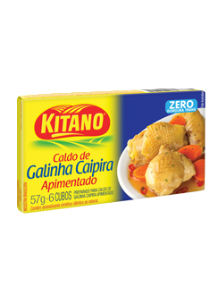 7891095012435 - KITANO CALDO TABLETE GALINHA CAIPIRA APIMENT