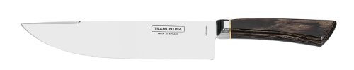 7891112174191 - FACA PARA CHURRASCO TRAMONTINA EM AÇO INOX COM FIO LISO - 8