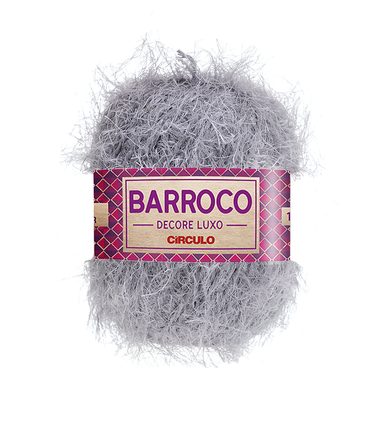 7891113457682 - BARBANTE BARROCO DECORE LUXO COR808 PRATA