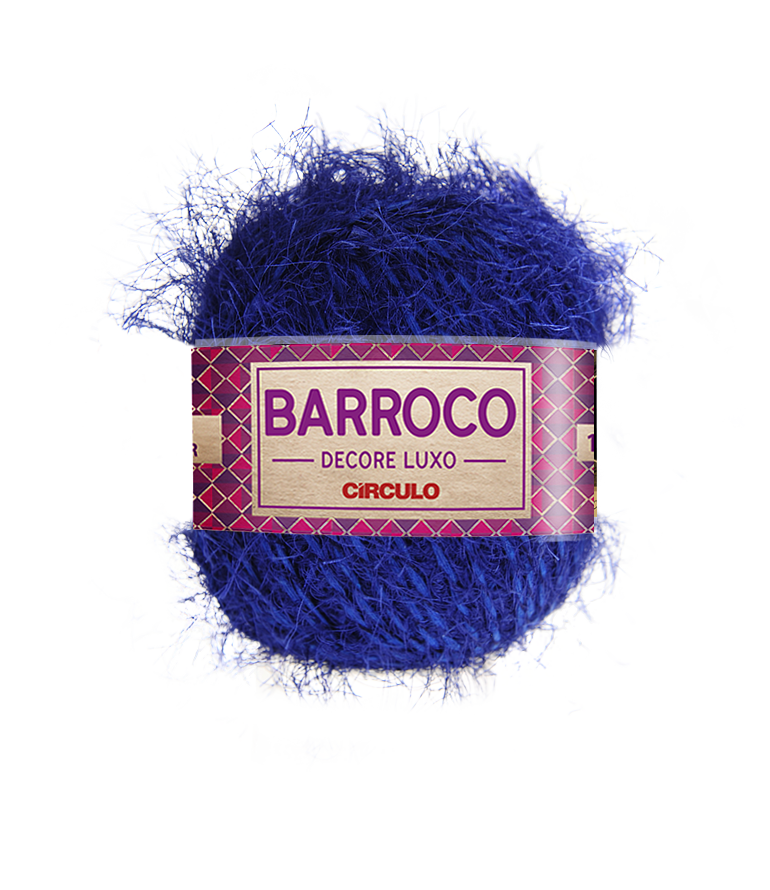 7891113511650 - BARBANTE BARROCO DECORE LUXO COR200 AZUL BIC