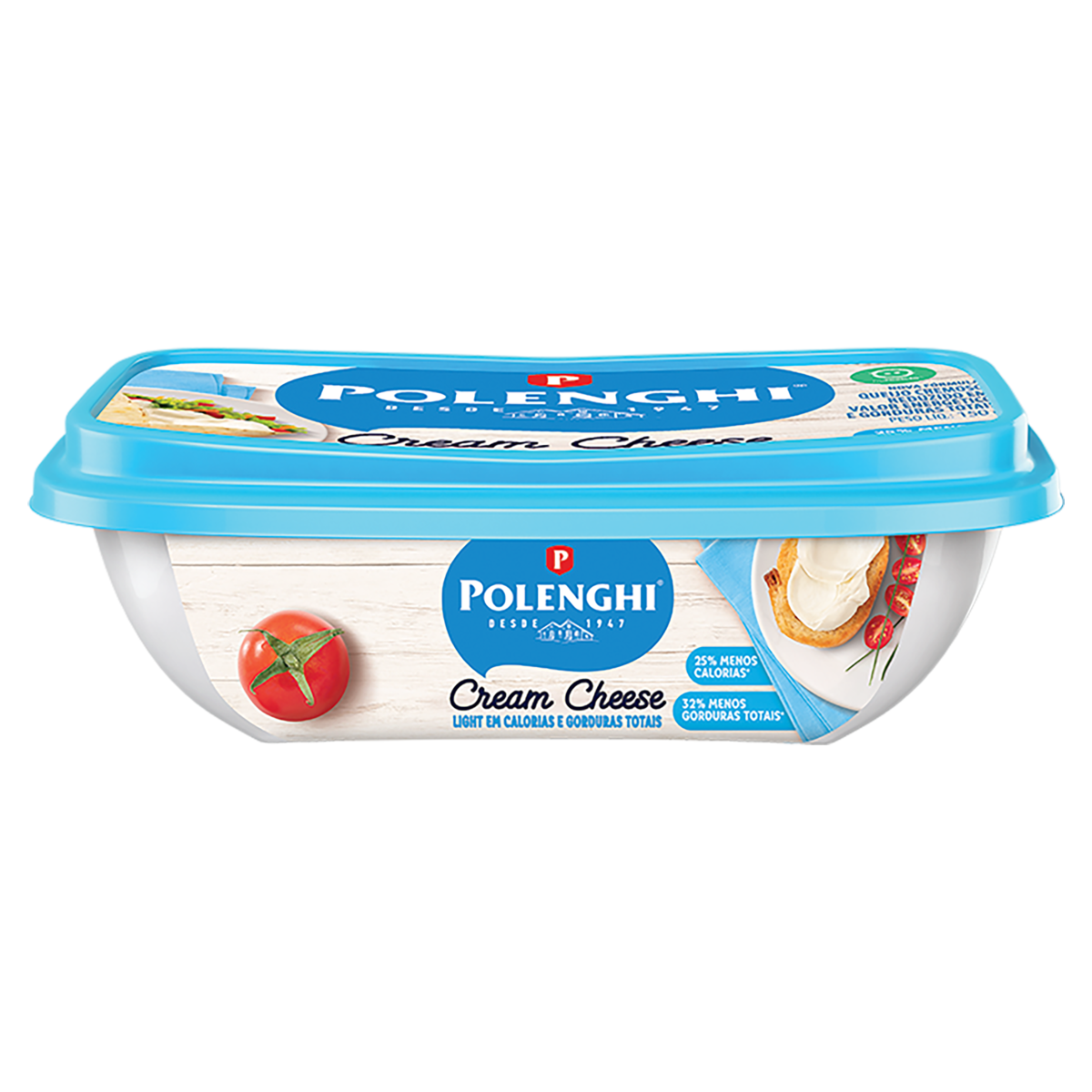 7891143012592 - CREAM CHEESE LIGHT POLENGHI POTE 150G