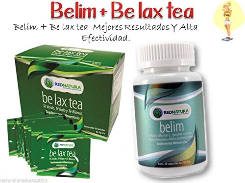 7891150019478 - RED NATURA BELIM CAPSULES AND BE LAX TEA ,EXCELLENT WEIGHT LOSS AND DETOX