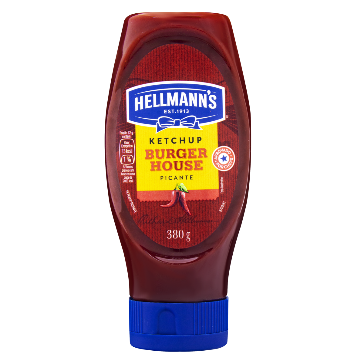 7891150027831 - KETCHUP PICANTE HELLMANNS SQUEEZE 380G