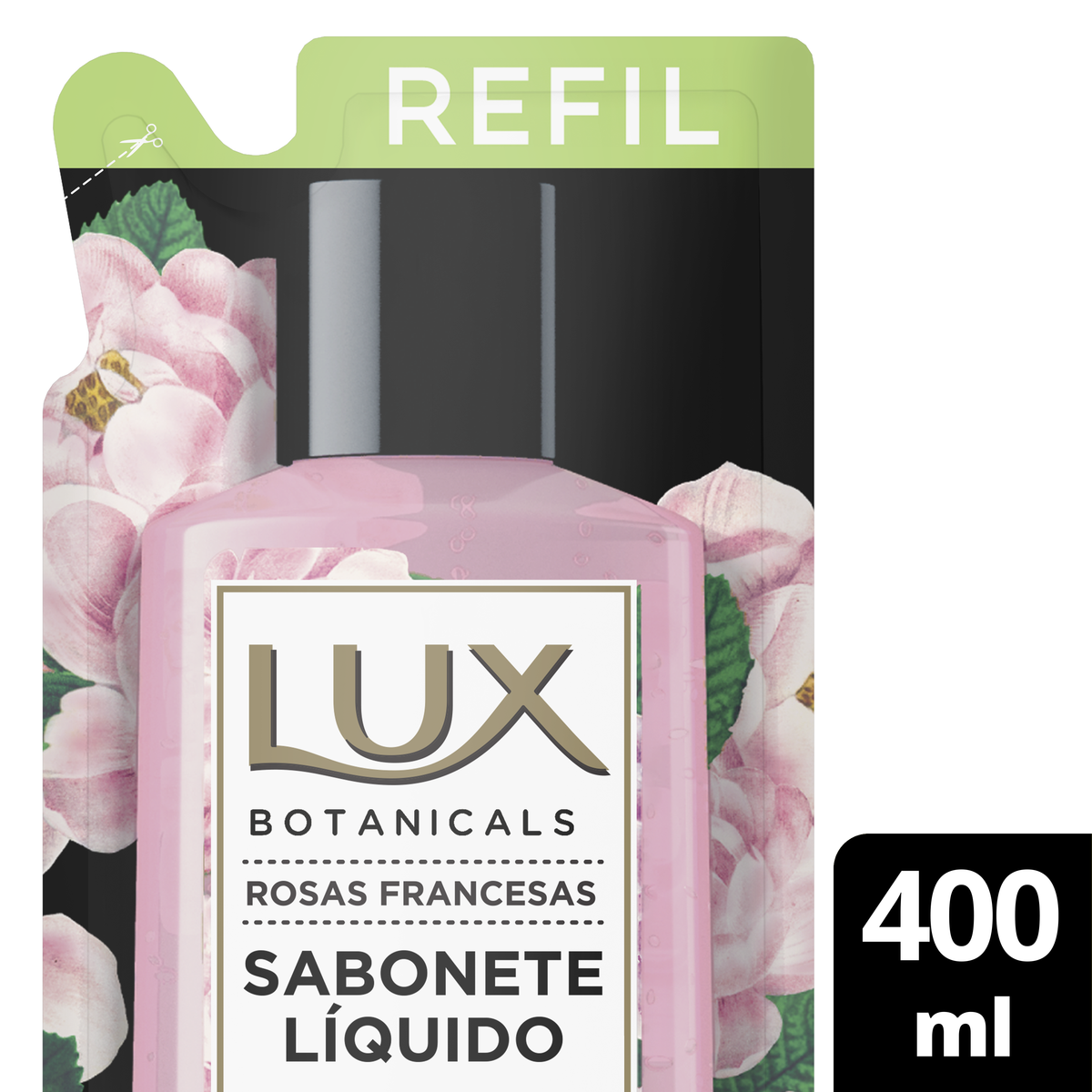 Sabonete Líquido Lux Botanicals Orquídea Negra Refil 200ml - Destro