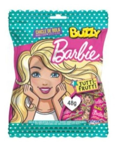 7891151029872 - CHICLE BUZZY BARBIE 64G