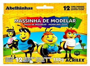 7891153011509 - MASSA DE MODELAR/12 ROLOS