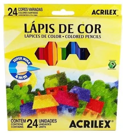 7891153078588 - LAPIS DE COR C/24 CORES ACRILEX