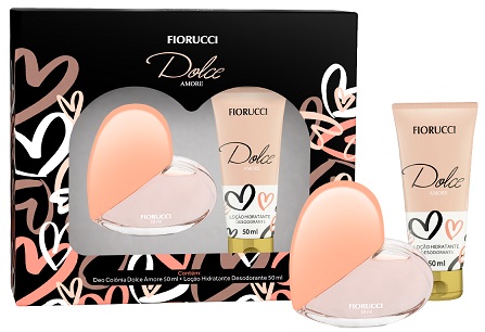 7891177581293 - KIT FIORUCCI COL 50ML + LC HIDR 50ML DOLCE AMORE