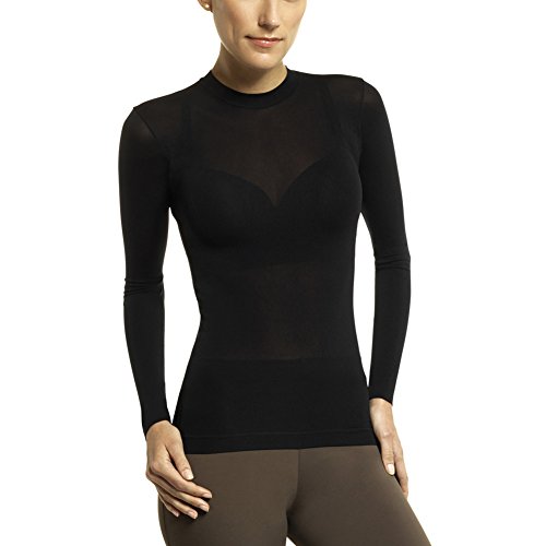Lupo Women's Second Skin Long Sleeve Sheer Top