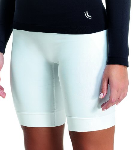 7891186617228 - WOMENS BERMUDA COMPRESSION SHORTS TERMICA WITH EMANA, WHITE LARGE