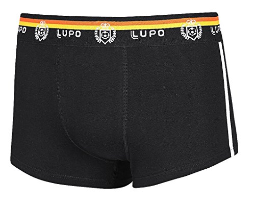 7891186723516 - LUPO MEN'S SUPPORT YOUR COUNTRY SOCCER SUNGA TRUNKS, SMALL, GERMANY BLACK