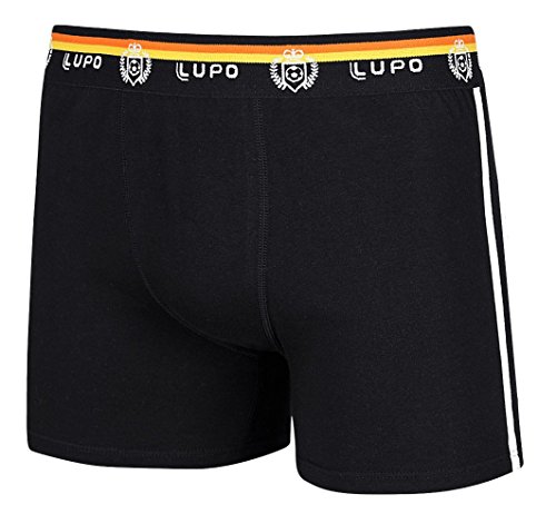 7891186724971 - LUPO MEN'S SUPPORT YOUR COUNTRY SOCCER BOXER BRIEFS, MEDIUM, GERMANY BLACK