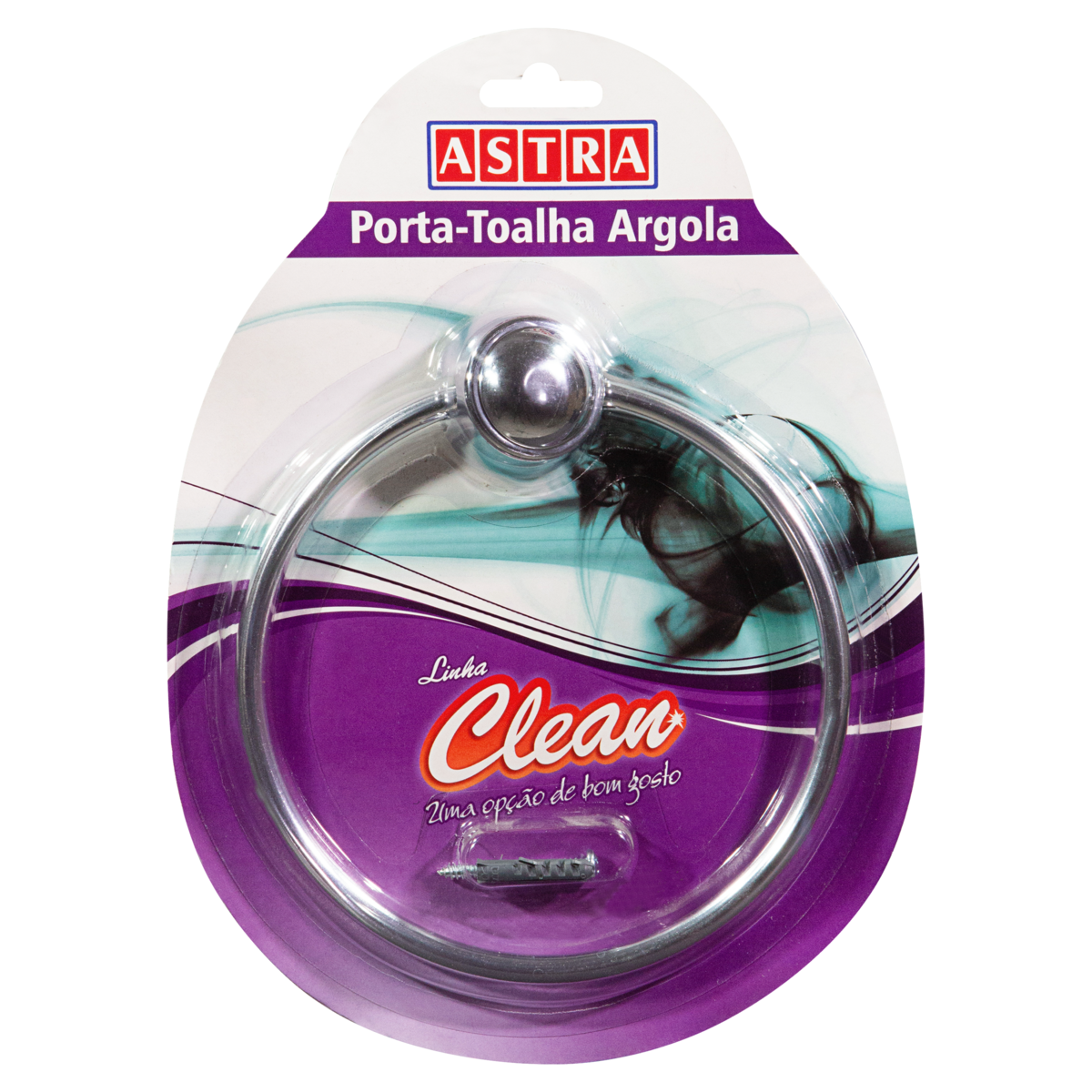 7891222144565 - PORTA-TOALHA ARGOLA ASTRA CLEAN