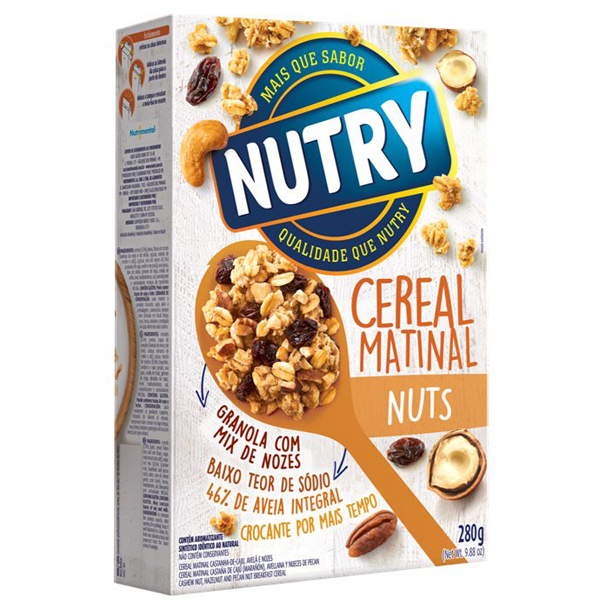 7891331009779 - CEREAL MATINAL NUTS NUTRY 280G