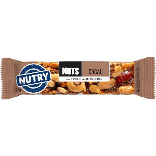 7891331850258 - BARRA DE NUTS CACAU NUTRY PACOTE 25G