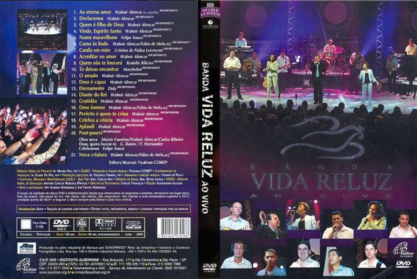 7891443170466 - DVD BANDA VIDA RELUZ AO VIVO PAULINAS COMEP