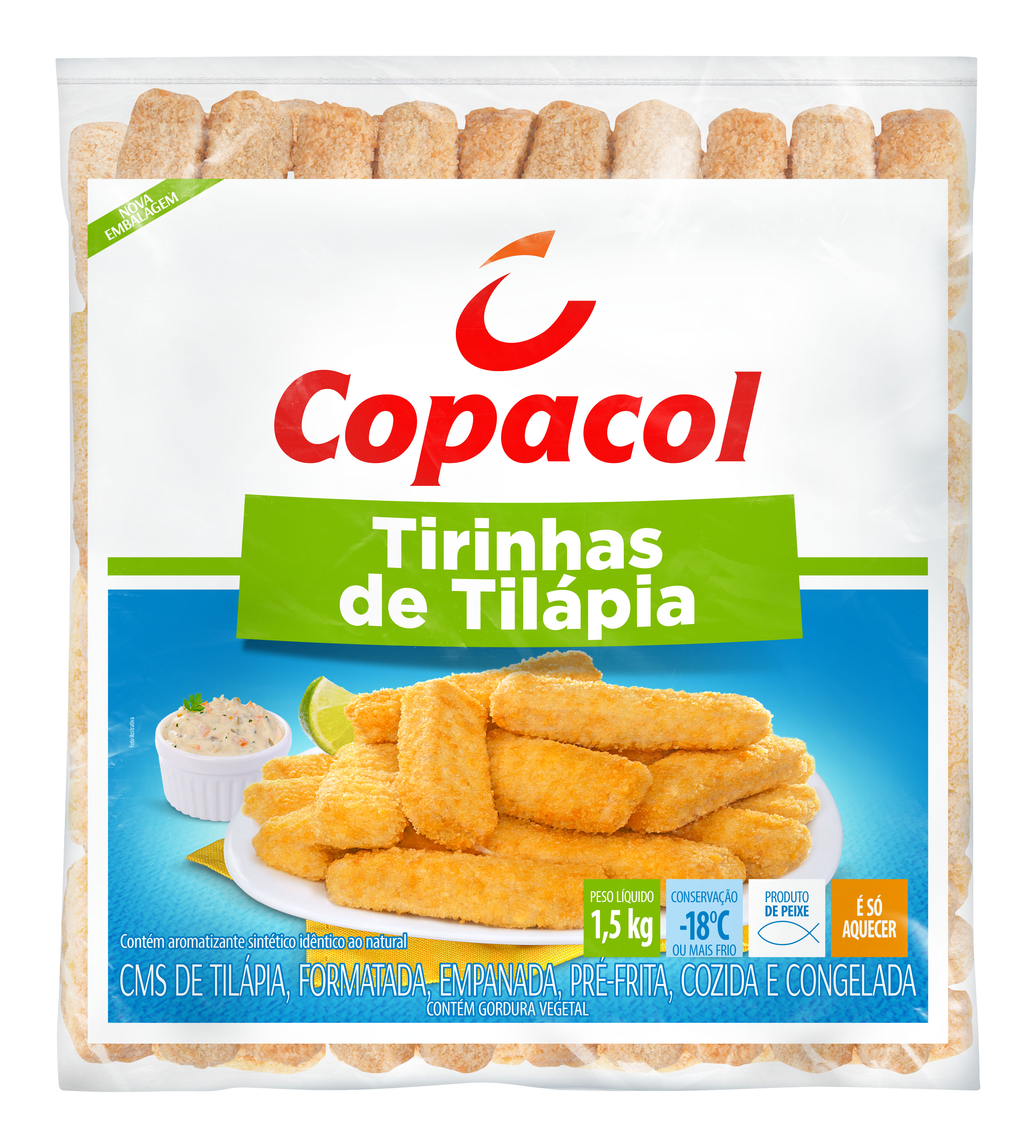 7891527054170 - TIRINHA DE TILAPIA EMPANADO 1,5K COPACOL
