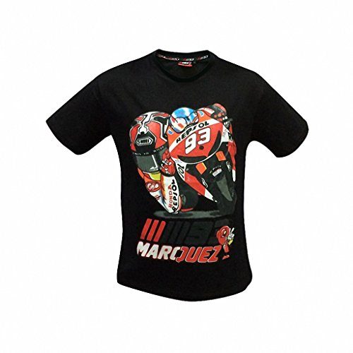 7891662555297 - MARC MARQUEZ MOTO 93 SOLID O-NECK BOTTOMING TEE SHIRT